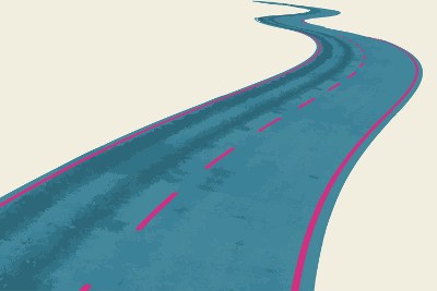 Future Norfolk road into the distance